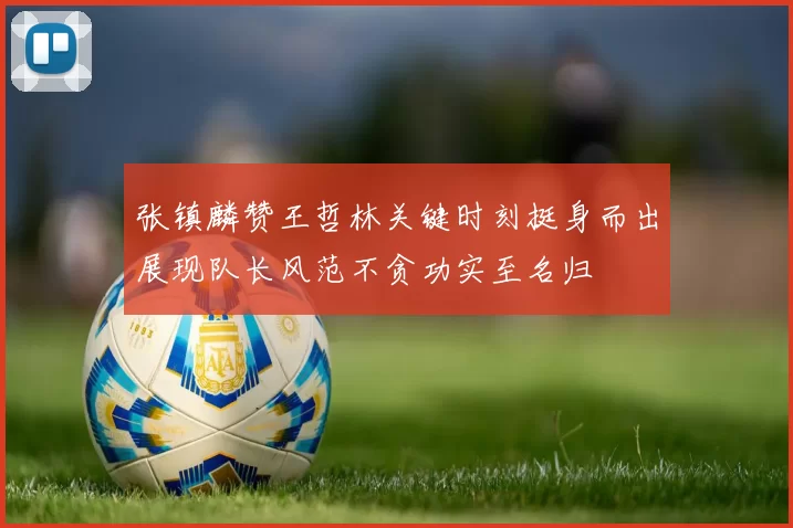 张镇麟赞王哲林关键时刻挺身而出展现队长风范不贪功实至名归
